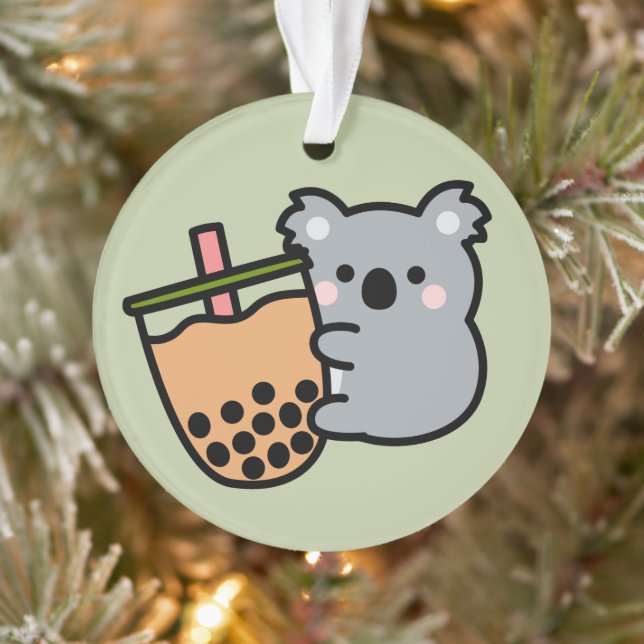Bubble Tee und Koala Bear Ornament (Baum)