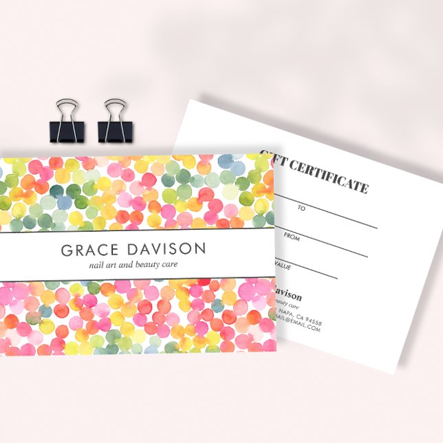 Bubble Tee Wasserfarbe Regenbogen Kreis Pink Grün (Von Creator hochgeladen)