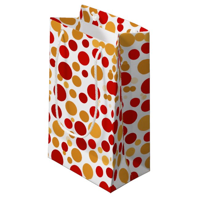 "Bubble Up the Fun": Eine Tasche aus Bliss Kleine Geschenktüte (Vorderseite Schrägansicht)