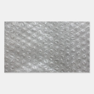 Bubble Wrap Rechteckiger Aufkleber
