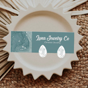 Bubbled Ink Jewelry Business Card Mini Visitenkarte