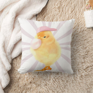 Bubblegum Baby Chick Kissen