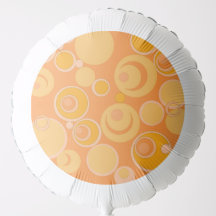 Bubblegum-Blasen überall in Orange