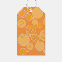 Bubblegum-Blasen überall in Orange