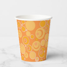 Bubblegum-Blasen überall in Orange