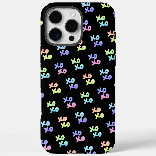 Bubblegum farbiges Glasherz Ballon Valentine Case-Mate iPhone Hülle (Rückseite)