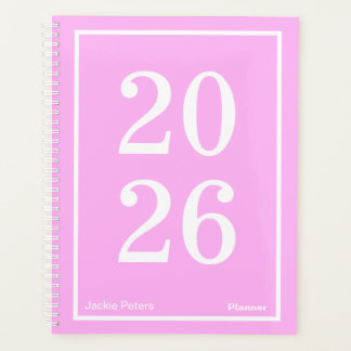 Bubblegum Pink Big Year Large Planer