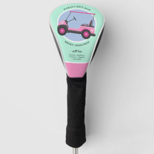 Bubblegum Pink Golf Cart Mama Golf Headcover