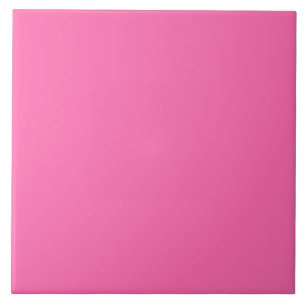 Bubblegum Pink Keramik Tile. Fliese