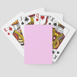 Bubblegum Pink Pastel Solid Farbe Spielkarten