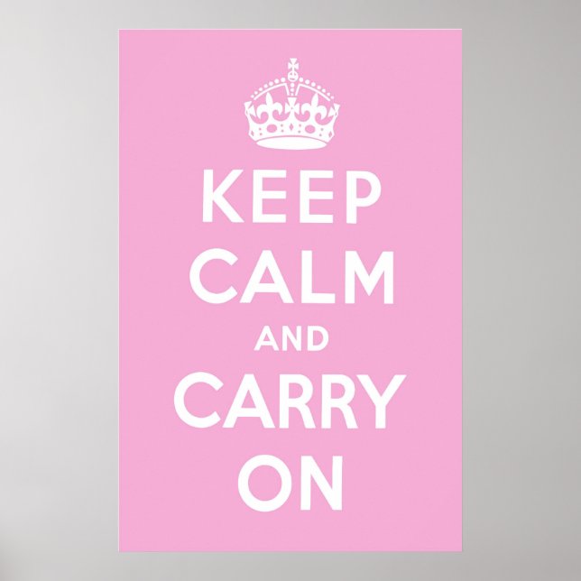 Bubblegum Pink Poster (Vorne)