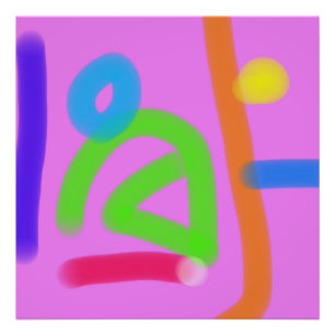 Bubblegum-Rhythmus Fotodruck