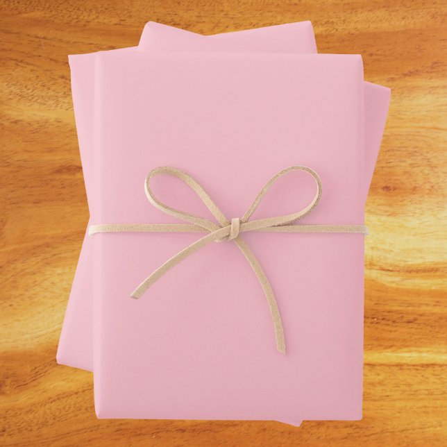 Bubblegum Rosa Farbe Geschenkpapier Set (Von Creator hochgeladen)