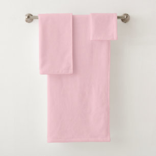 Bubblegum rosa Hübsch und Yummy Solid Color Badhandtuch Set