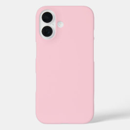 Bubblegum rosa Hübsch und Yummy Solid Color iPhone 16 Hülle
