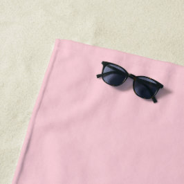 Bubblegum rosa Hübsch und Yummy Solid Color Strandtuch