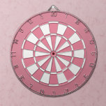 Bubblegum Rosa und Weiß Dartscheibe<br><div class="desc">Bubblegum rosa und weiße Dartscheibe.</div>