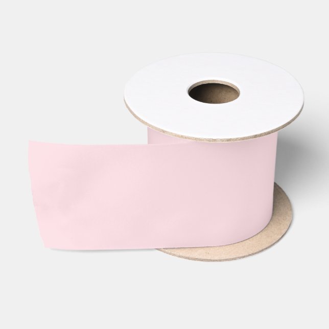 Bubblegum Rosa Uni-Farbe  Satinband (Spule)