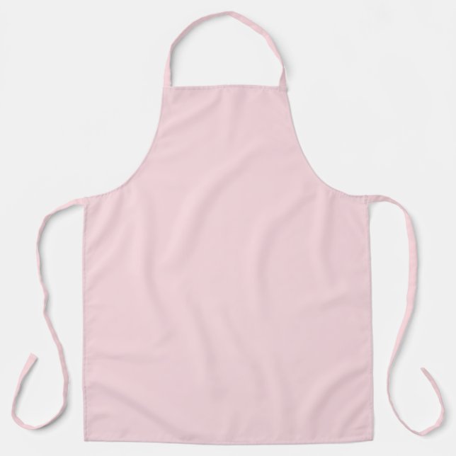 Bubblegum Rosa Uni-Farbe Schürze (Vorderseite)
