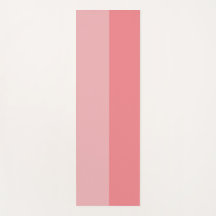 Bubblegum rosa, zwei Töne gestreiftes Yogamat