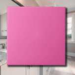 Bubblegum Rose Solid Color | Klassisches Elegant Fliese<br><div class="desc">Bubblegum Rose Solid Color | Classic | elegant | Trendy | Stilvoll | Geschenk</div>