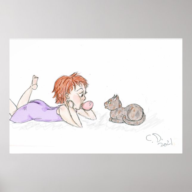 Bubblegum-Schwanzes&Tots Poster (Vorne)