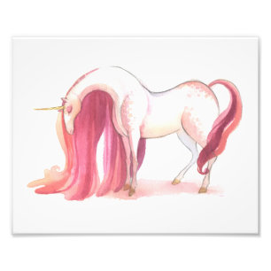 Bubblegum Unicorn-Fotodruck Fotodruck