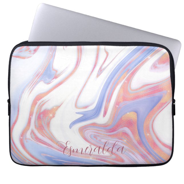 Bubblegummarmor benutzerdefinierbar laptopschutzhülle (Vorderseite)