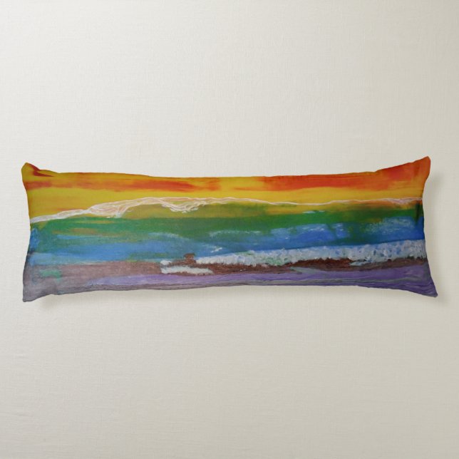 Bubblepazifische Kissen, auf beiden Seiten dasselb Seitenschläferkissen (Rückseite)