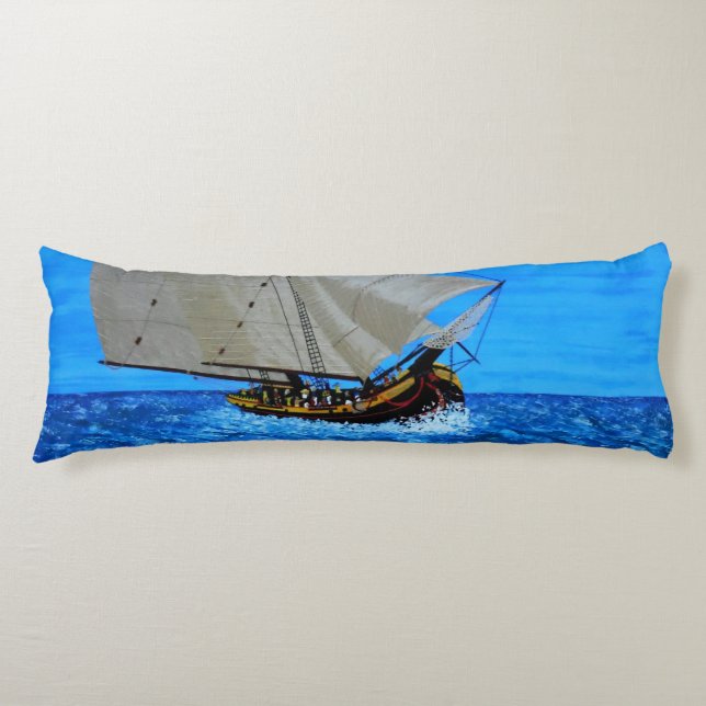 Bubblepazifische Kissen, Geist von Amerika, Dana p Seitenschläferkissen (Vorderseite)