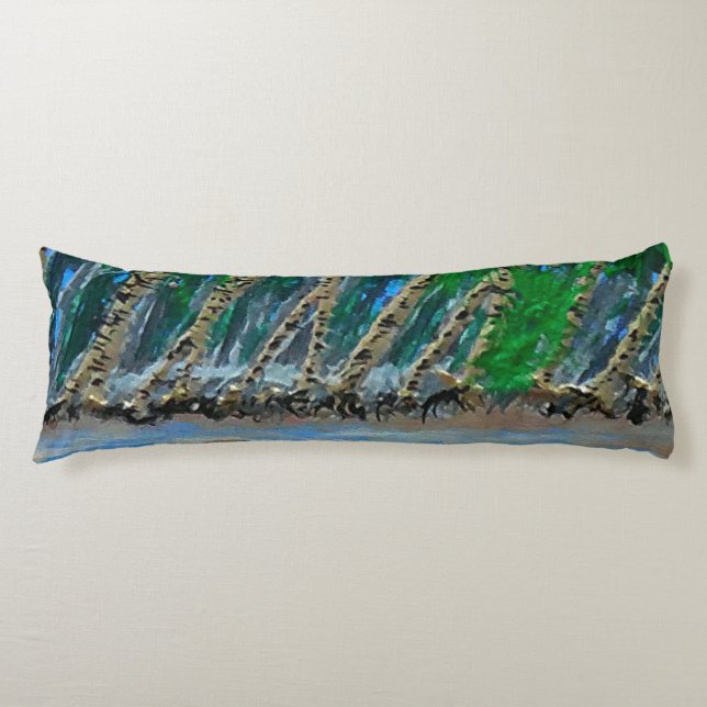 Bubblepazifische Kissen, Palmeninsel Seitenschläferkissen (Vorderseite)