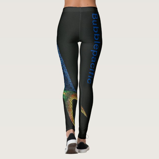 Bubblepazifische Leggings (Rückseite)