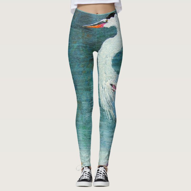 Bubblepazifische Leggings (Vorderseite)