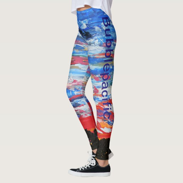 Bubblepazifische Leggings (Links)