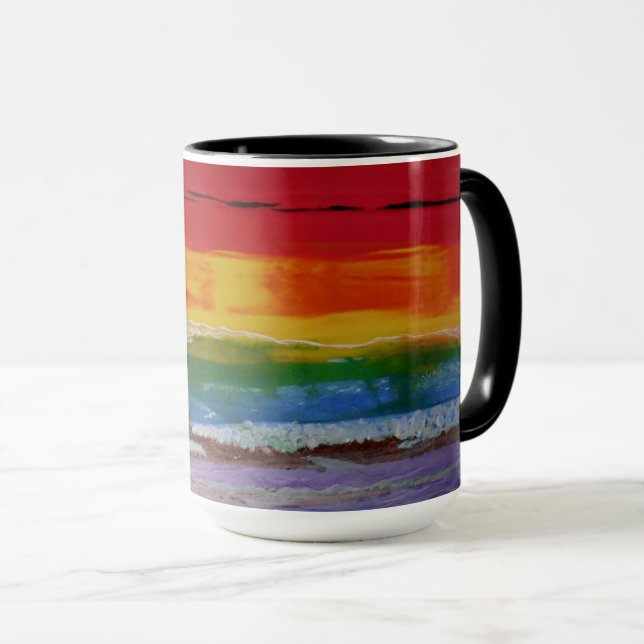 Bubblepazifische Tasse (VorderseiteRechts)