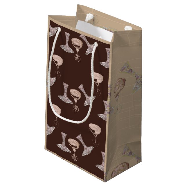 Bubbleroom Presentpåse Carita K design Kleine Geschenktüte (Rückseite Schrägansicht)