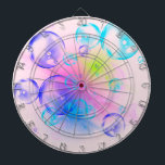 BUBBLES - Abstraktes Bild des Fraktals Kunst - Dartscheibe<br><div class="desc">Dies ist ein digitales Kunstbild,  das von Pollycake47 im April 2020 erstellt wurde. Ein abstraktes Fraktal-Kunstdesign,  das farbenfrohe Blasen darstellt.</div>