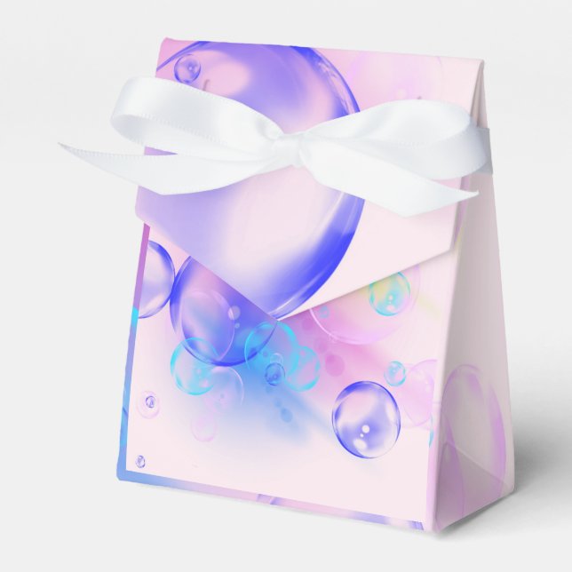 BUBBLES - Abstraktes Bild des Fraktals Kunst - Geschenkschachtel (Vorderseite)