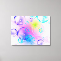 BUBBLES - Abstraktes Bild des Fraktals Kunst -
