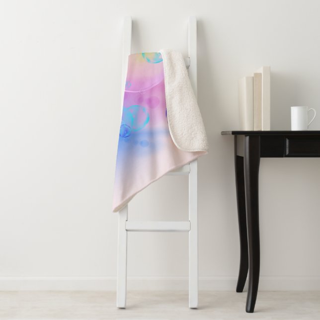 BUBBLES - Abstraktes Bild des Fraktals Kunst - Sherpadecke (Beispiel)