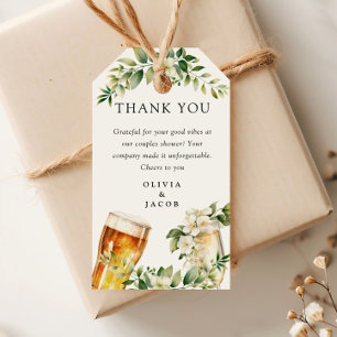 Bubbles and Brews Paarschauer Geschenkanhänger