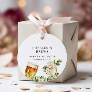 Bubbles and Brews Paarschauer Geschenkanhänger