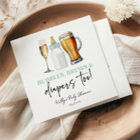 Bubbles Brause und Windeln auch! Babyparty