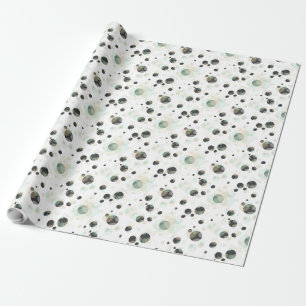 BUBBLES Elegante Farbe Geschenkpapier