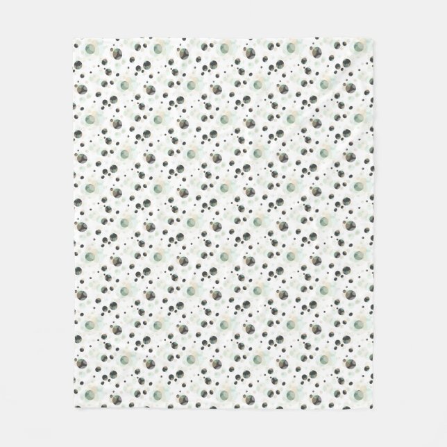 BUBBLES Eleganz jeder Farbe Fleecedecke (Vorderseite)