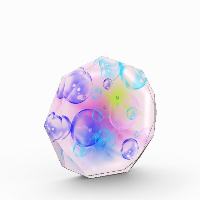 BUBBLES - Farbige Blasen für Kinder - Fotoblock (Links)