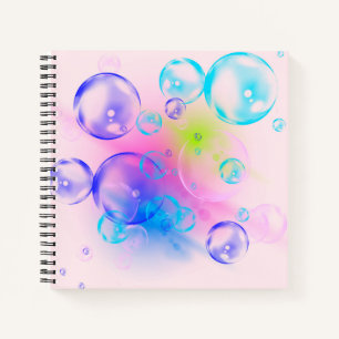 BUBBLES - Farbige Blasen für Kinder - Notizbuch