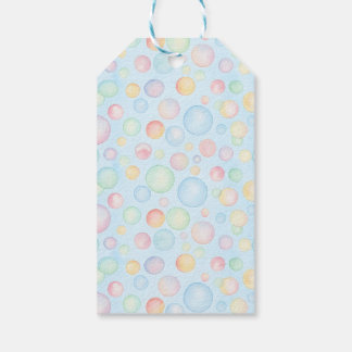 Bubbles & Fins Kindergeburtstag Geschenkanhänger