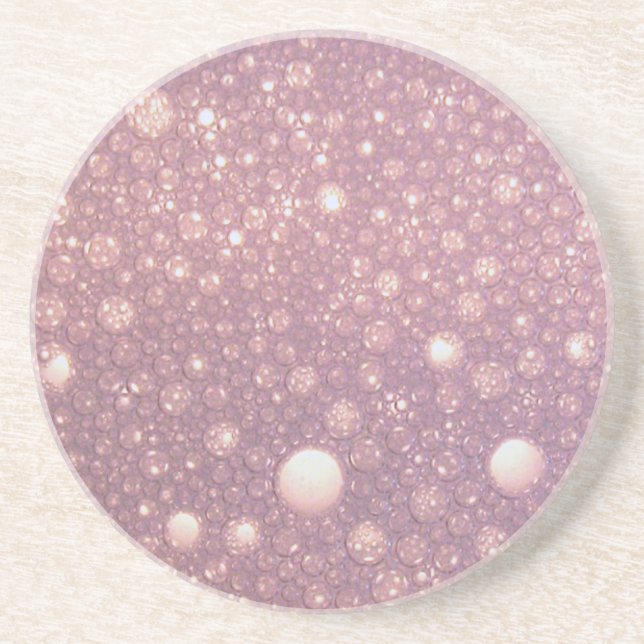 Bubbles "gefroren" sandstein untersetzer (Vorne)