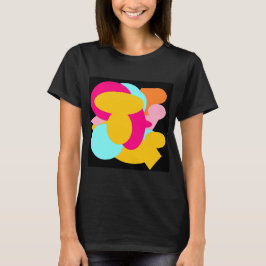 BUBBLES GEMISCHTE FARBPATTER T-Shirt